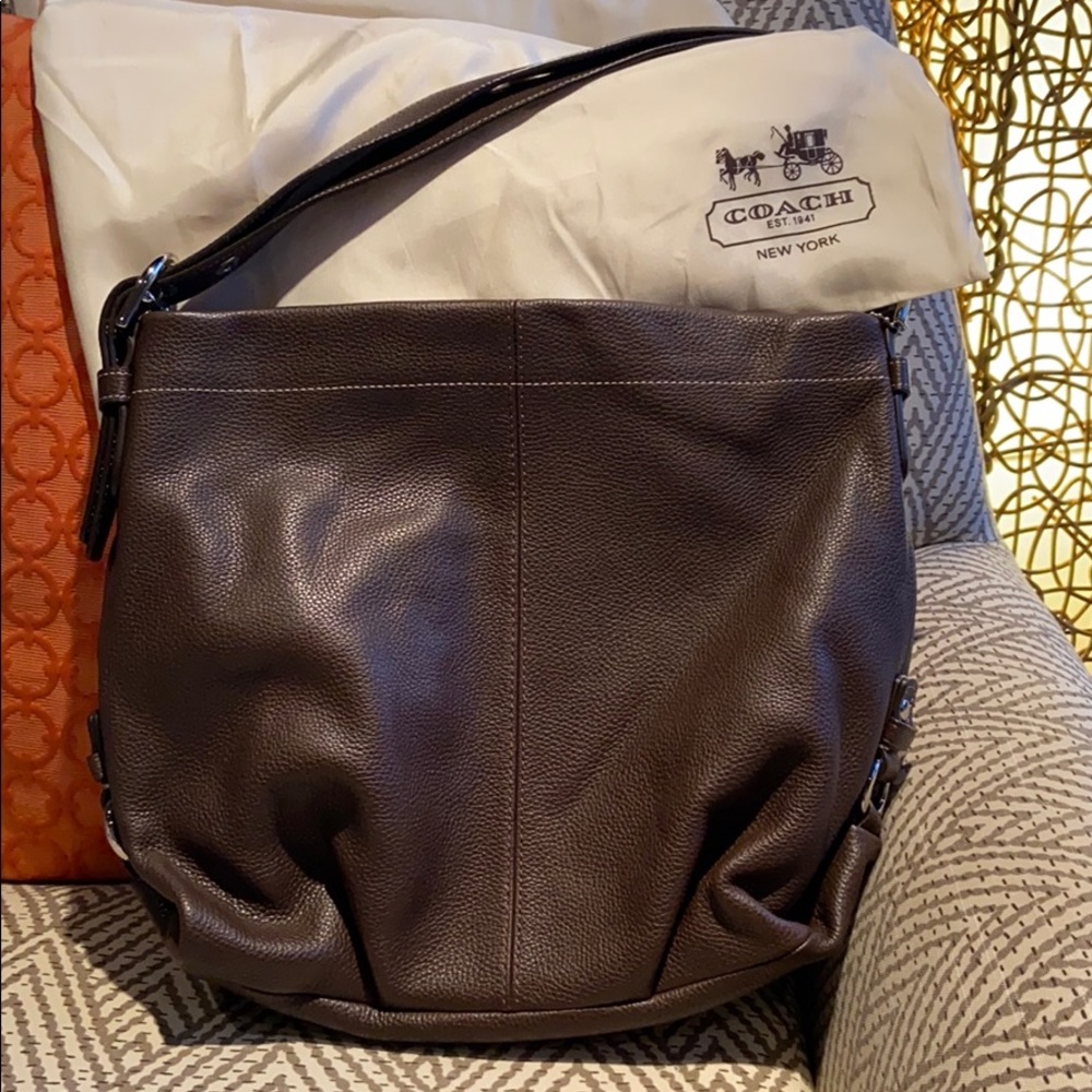 Vintage Coach Brown Handbag